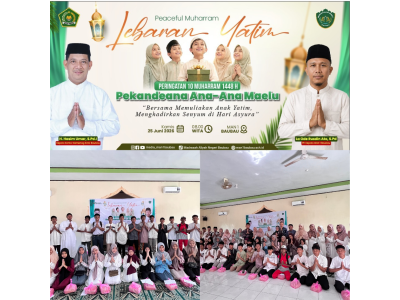 Momentum 10 Muharram 1448 H: GTK MAN 1 Baubau Santuni Siswa Yatim-Piatu