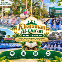 Keluarga Besar MAN 1 Baubau Gelar Khataman Al Quran, Wujudkan Program Selasa Ngaji