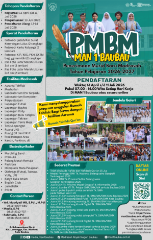 Pengumuman Penerimaan Murid Baru Madrasah 