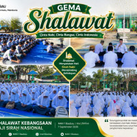 Hari Kedua Gerakan Shalawat Kebangsaan dan Ngaji Sirah Nasional di MAN 1 Baubau, Tanamkan Kecintaan kepada Nabi Muhammad SAW