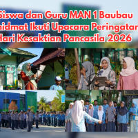 Siswa dan Guru MAN 1 Baubau Khidmat Ikuti Upacara Peringatan Hari Kesaktian Pancasila 2026 